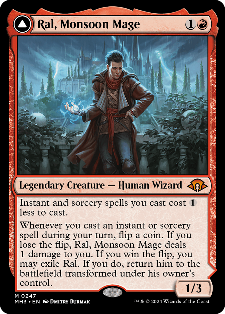Ral, Monsoon Mage // Ral, Leyline Prodigy [Modern Horizons 3] | Gamers Paradise