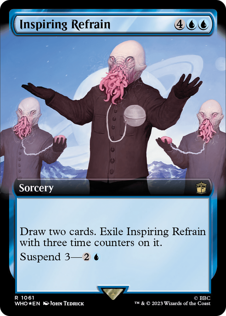 Inspiring Refrain (Extended Art) (Surge Foil) [Doctor Who] | Gamers Paradise