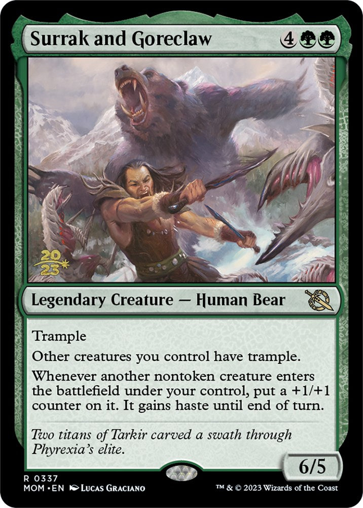 Surrak and Goreclaw [March of the Machine Prerelease Promos] | Gamers Paradise