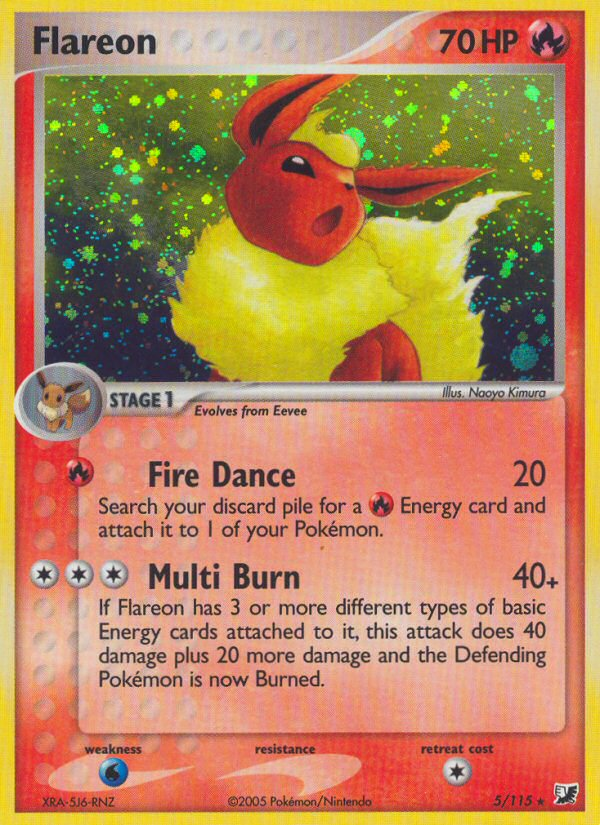 Flareon (5/115) [EX: Unseen Forces] | Gamers Paradise