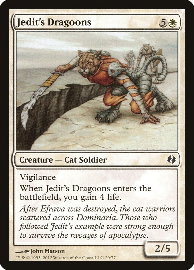 Jedit's Dragoons [Duel Decks: Venser vs. Koth] | Gamers Paradise