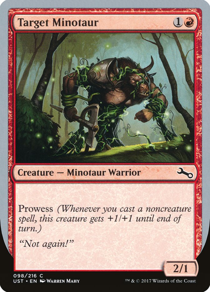 Target Minotaur (Vine Art) [Unstable] | Gamers Paradise