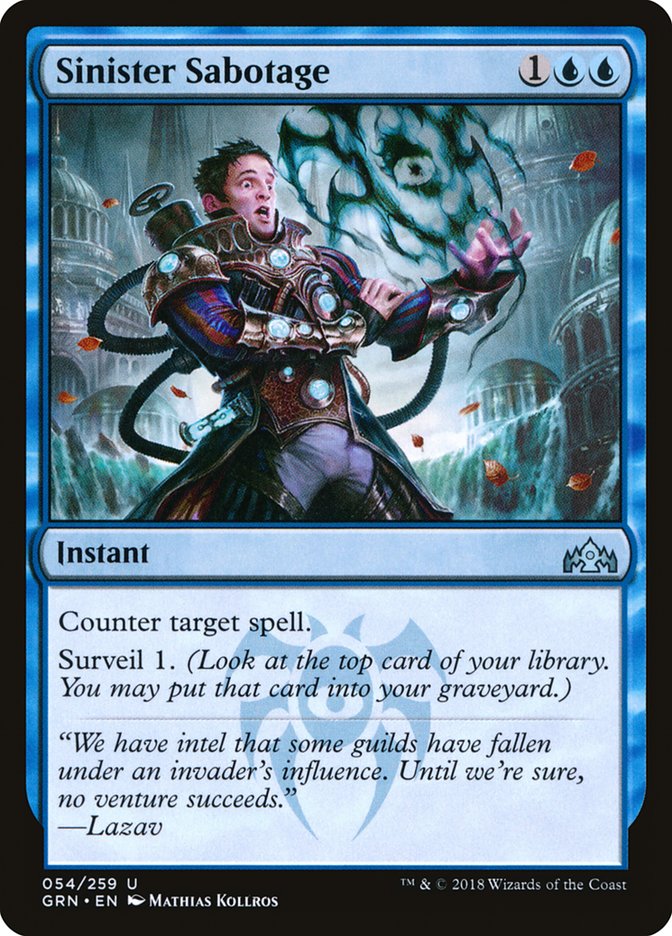 Sinister Sabotage [Guilds of Ravnica] | Gamers Paradise
