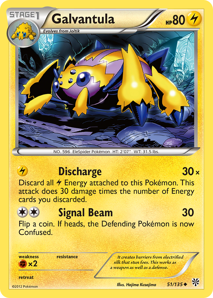 Galvantula (51/135) [Black & White: Plasma Storm] | Gamers Paradise