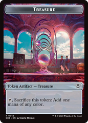 Treasure // Food Double-Sided Token [Secrets of Strixhaven Tokens] | Gamers Paradise
