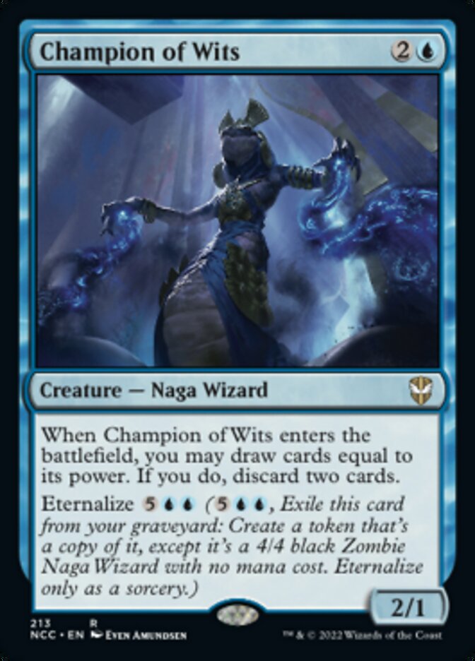 Champion of Wits [Streets of New Capenna Commander] | Gamers Paradise