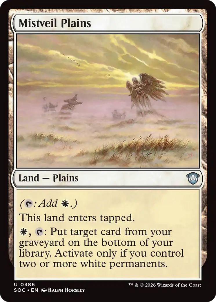 Mistveil Plains [Secrets of Strixhaven Commander] | Gamers Paradise