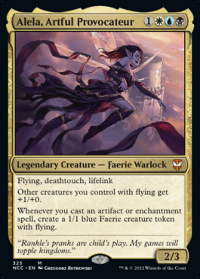Alela, Artful Provocateur [Streets of New Capenna Commander] | Gamers Paradise