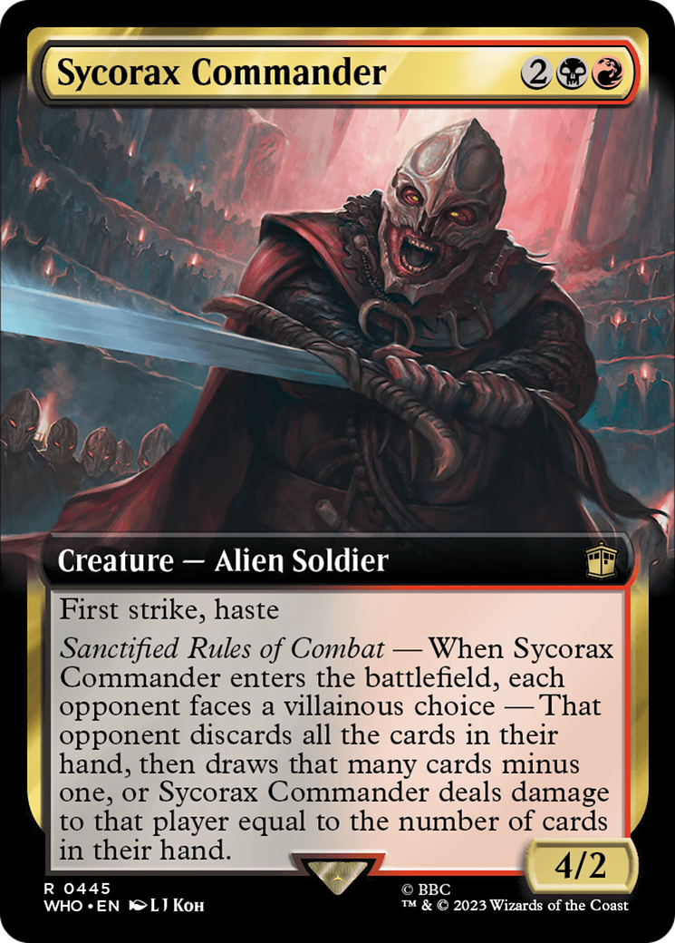 Sycorax Commander (Extended Art) [Doctor Who] | Gamers Paradise
