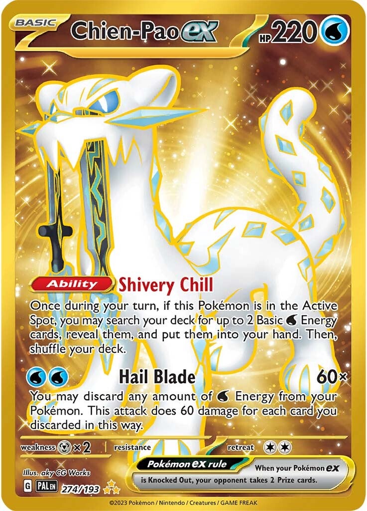 Chien-Pao ex (274/193) [Scarlet & Violet: Paldea Evolved] | Gamers Paradise