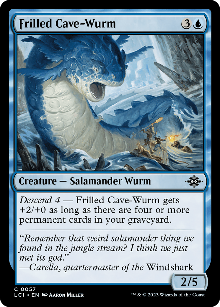 Frilled Cave-Wurm [The Lost Caverns of Ixalan] | Gamers Paradise