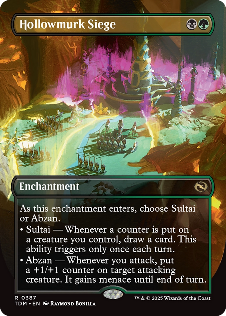 Hollowmurk Siege (Borderless) [Tarkir: Dragonstorm] | Gamers Paradise