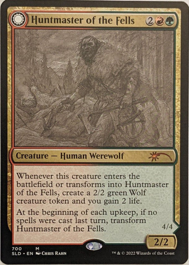 Huntmaster of the Fells // Ravager of the Fells (Sketch) [Secret Lair Drop Promos] | Gamers Paradise