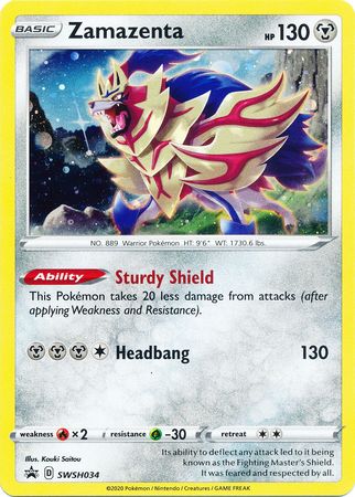 Zamazenta (SWSH034) [Sword & Shield: Black Star Promos] | Gamers Paradise