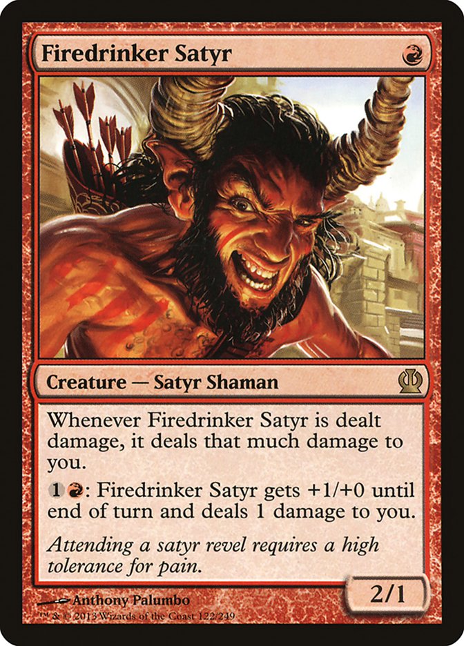 Firedrinker Satyr [Theros] | Gamers Paradise