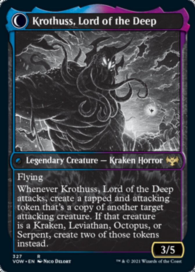 Runo Stromkirk // Krothuss, Lord of the Deep (Showcase Eternal Night) [Innistrad: Crimson Vow] | Gamers Paradise
