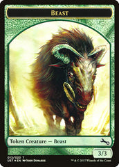 Beast // Beast Double-Sided Token [Unstable Tokens] | Gamers Paradise