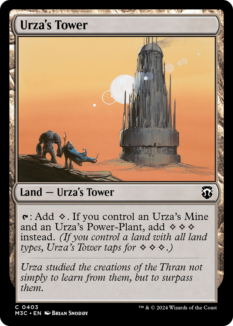 Urza's Tower (Ripple Foil) [Modern Horizons 3 Commander] | Gamers Paradise