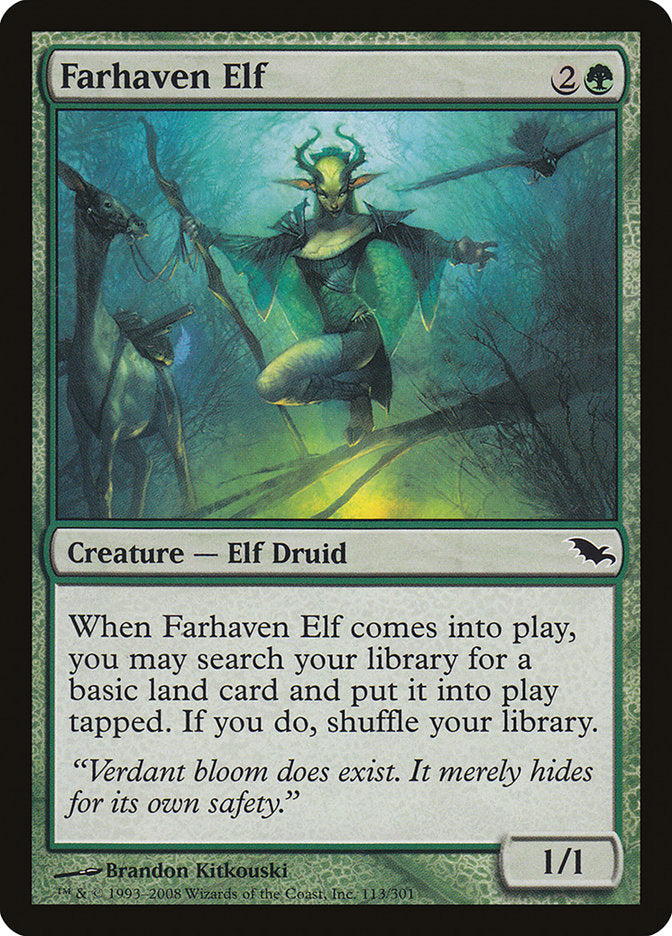 Farhaven Elf [Shadowmoor] | Gamers Paradise