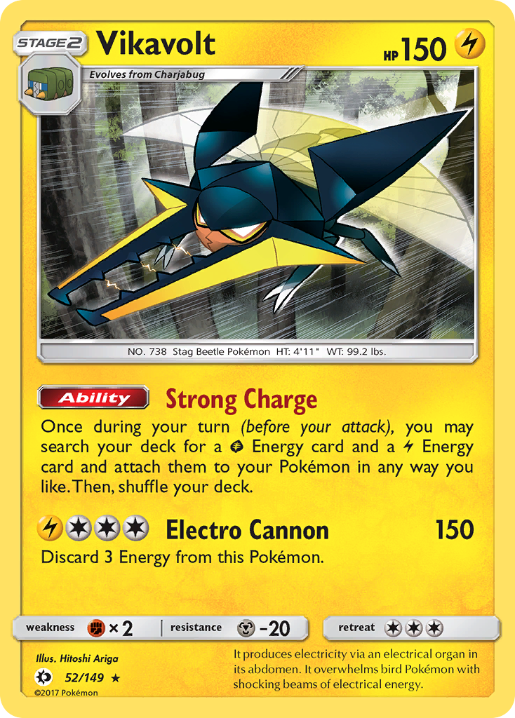 Vikavolt (52/149) [Sun & Moon: Base Set] | Gamers Paradise