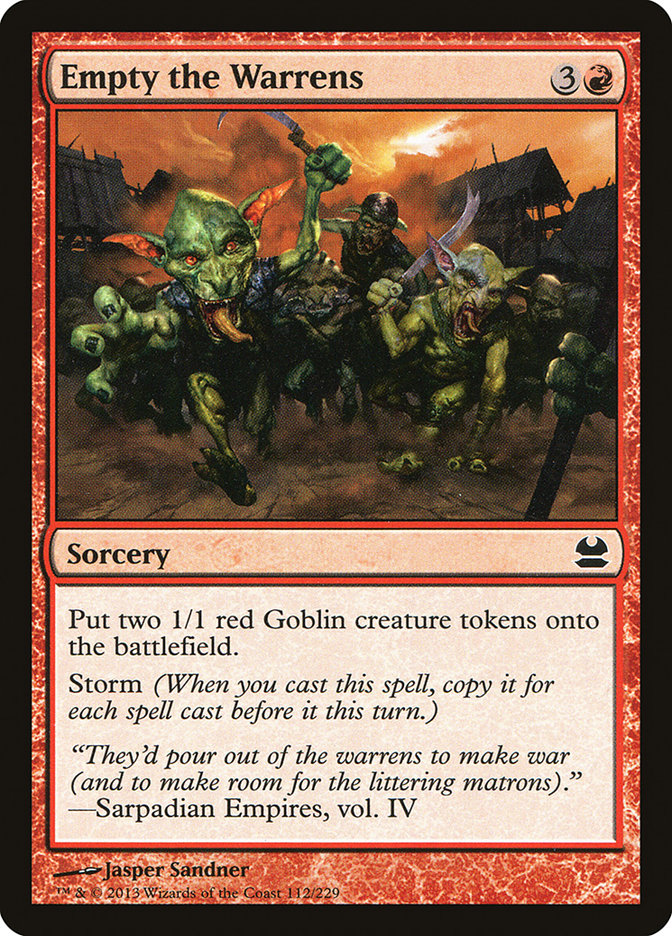Empty the Warrens [Modern Masters] | Gamers Paradise