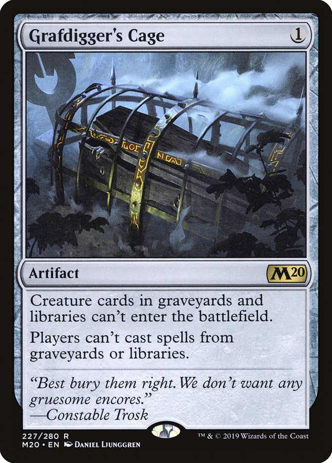 Grafdigger's Cage [Core Set 2020] | Gamers Paradise