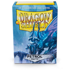 Dragon Shield: Standard 100ct Sleeves - Petrol (Matte) | Gamers Paradise