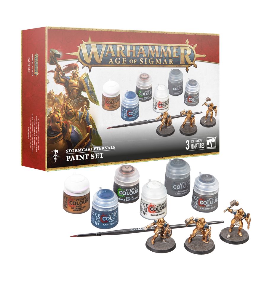 Warhammer: Age of Sigmar - Stormcast Eternals - Paint Set | Gamers Paradise