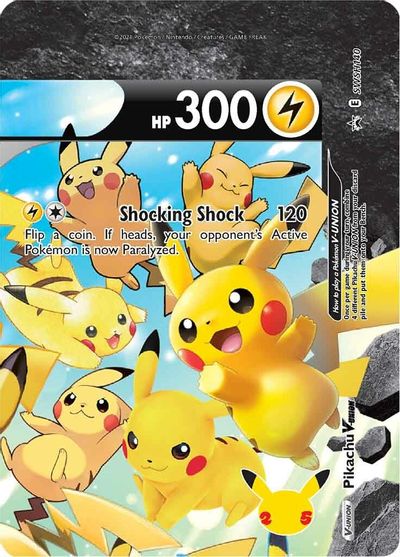 Pikachu V-UNION (SWSH140) (Celebrations) [Sword & Shield: Black Star Promos] | Gamers Paradise