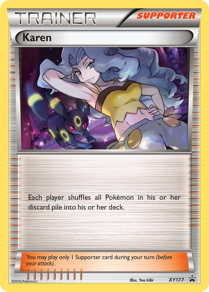 Karen (XY177) [XY: Black Star Promos] | Gamers Paradise