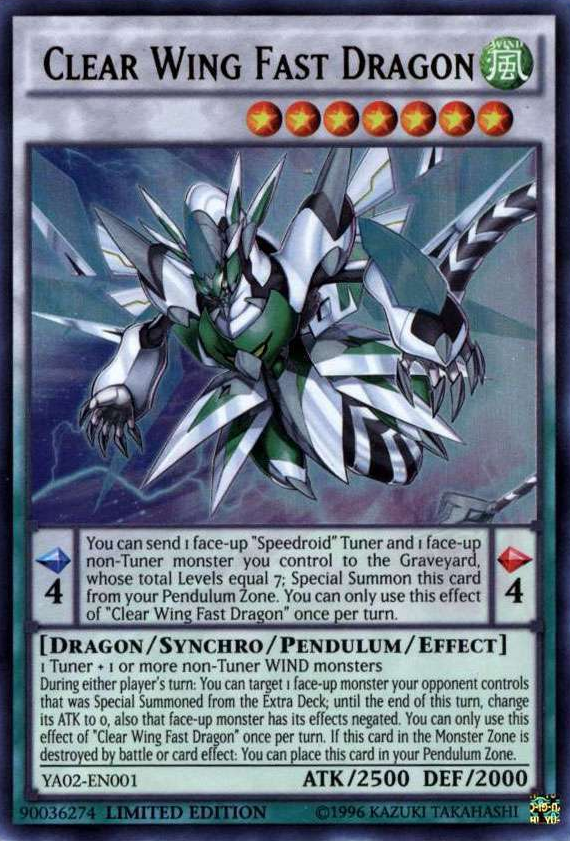 Clear Wing Fast Dragon [YA02-EN001] Ultra Rare | Gamers Paradise