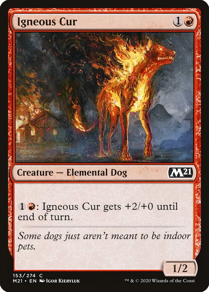 Igneous Cur [Core Set 2021] | Gamers Paradise
