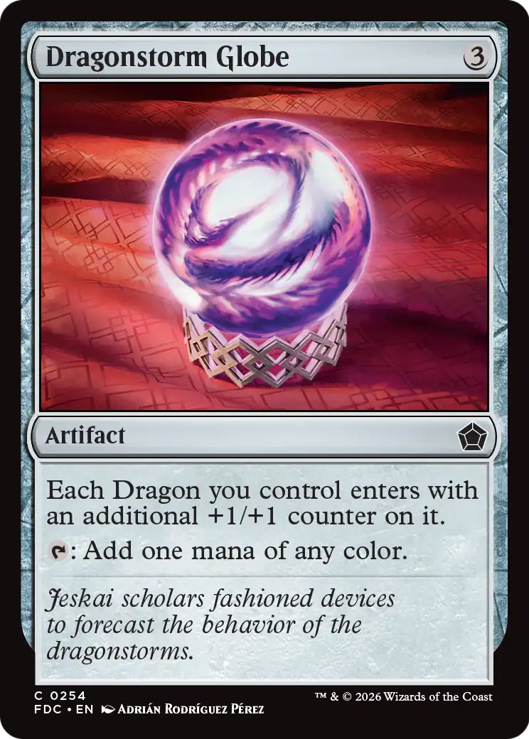 Dragonstorm Globe [Foundations Commander] | Gamers Paradise