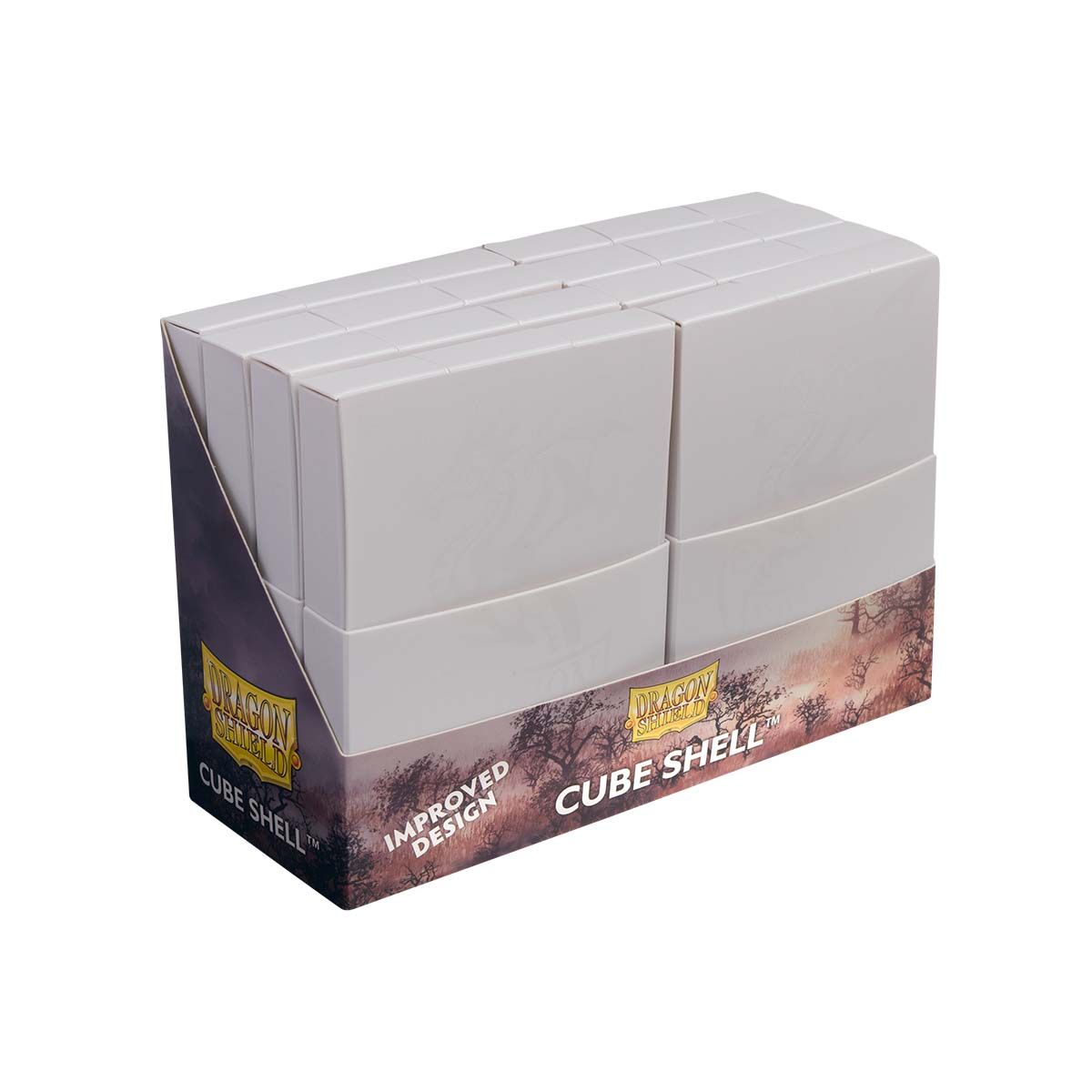 Dragon Shield: Cube Shell Display - Ashen White | Gamers Paradise