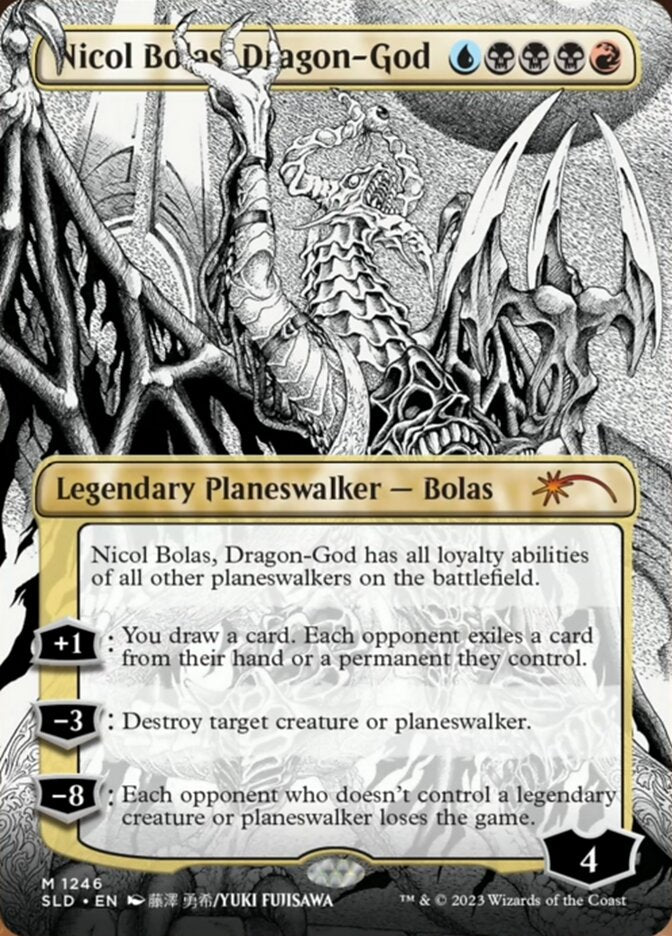 Nicol Bolas, Dragon-God (Borderless) [Secret Lair Drop Series] | Gamers Paradise