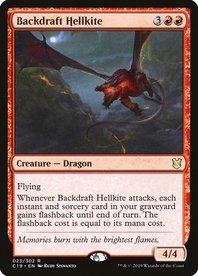Backdraft Hellkite [Commander 2019] | Gamers Paradise