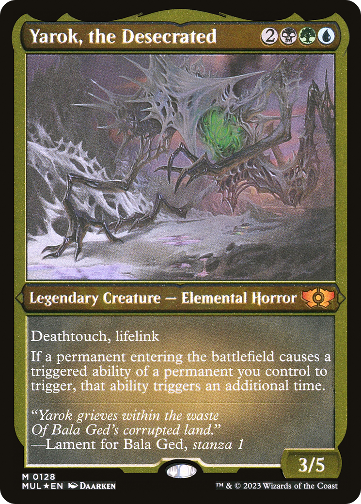 Yarok, the Desecrated (Foil Etched) [Multiverse Legends] | Gamers Paradise