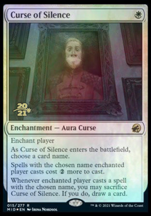 Curse of Silence [Innistrad: Midnight Hunt Prerelease Promos] | Gamers Paradise