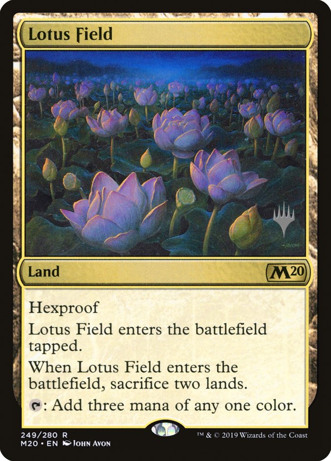 Lotus Field (Promo Pack) [Core Set 2020 Promos] | Gamers Paradise