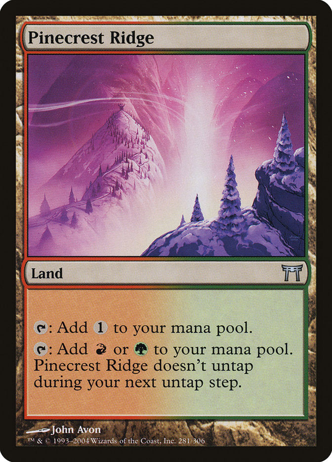 Pinecrest Ridge [Champions of Kamigawa] | Gamers Paradise