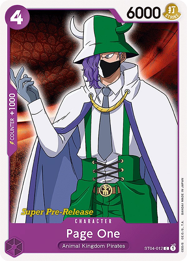 Page One [Super Pre-Release Starter Deck: Animal Kingdom Pirates] | Gamers Paradise