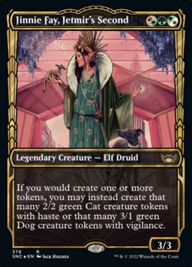 Jinnie Fay, Jetmir's Second (Showcase Golden Age Gilded Foil) [Streets of New Capenna] | Gamers Paradise
