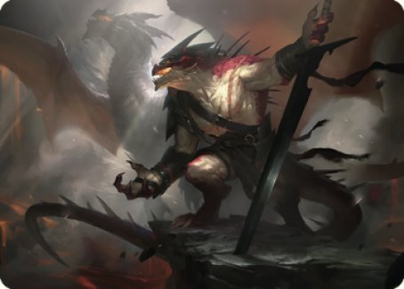 Rivaz of the Claw Art Card [Dominaria United Art Series] | Gamers Paradise
