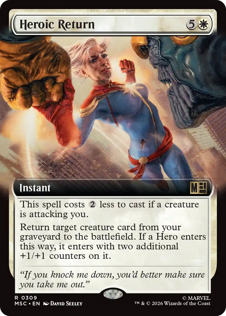 Heroic Return (Extended Art) [Marvel Super Heroes Commander] | Gamers Paradise