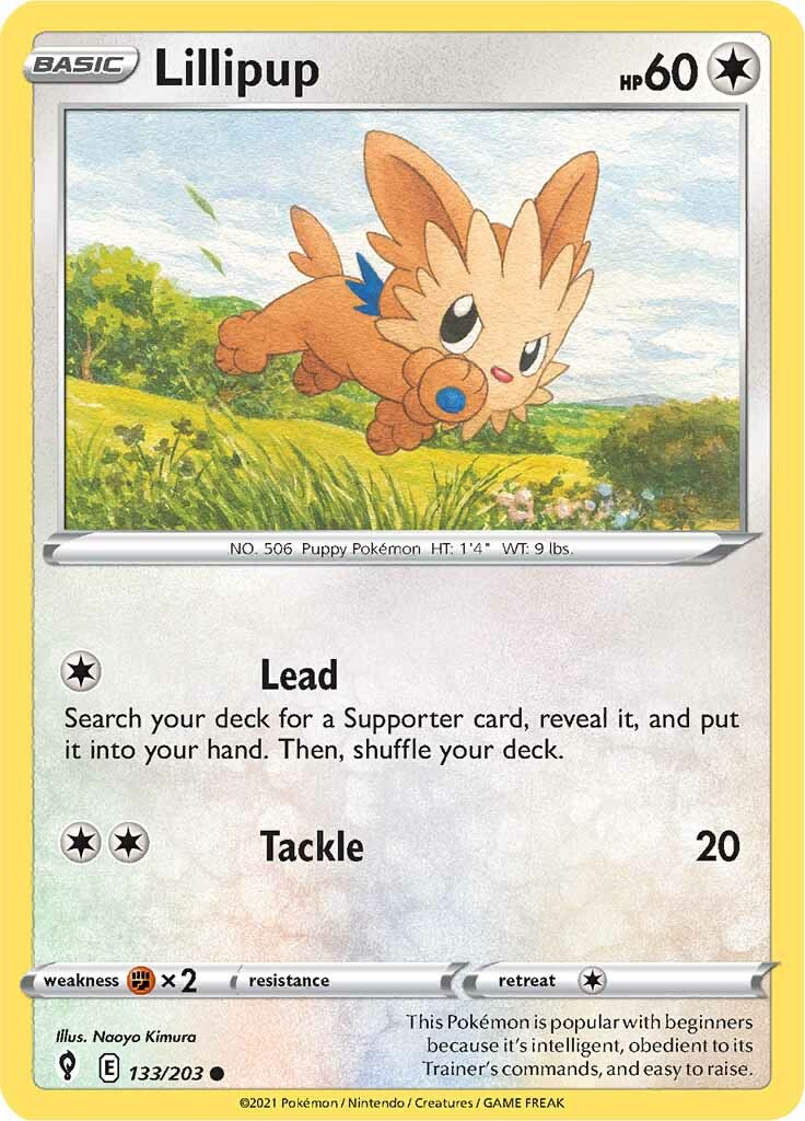 Lillipup (133/203) [Sword & Shield: Evolving Skies] | Gamers Paradise