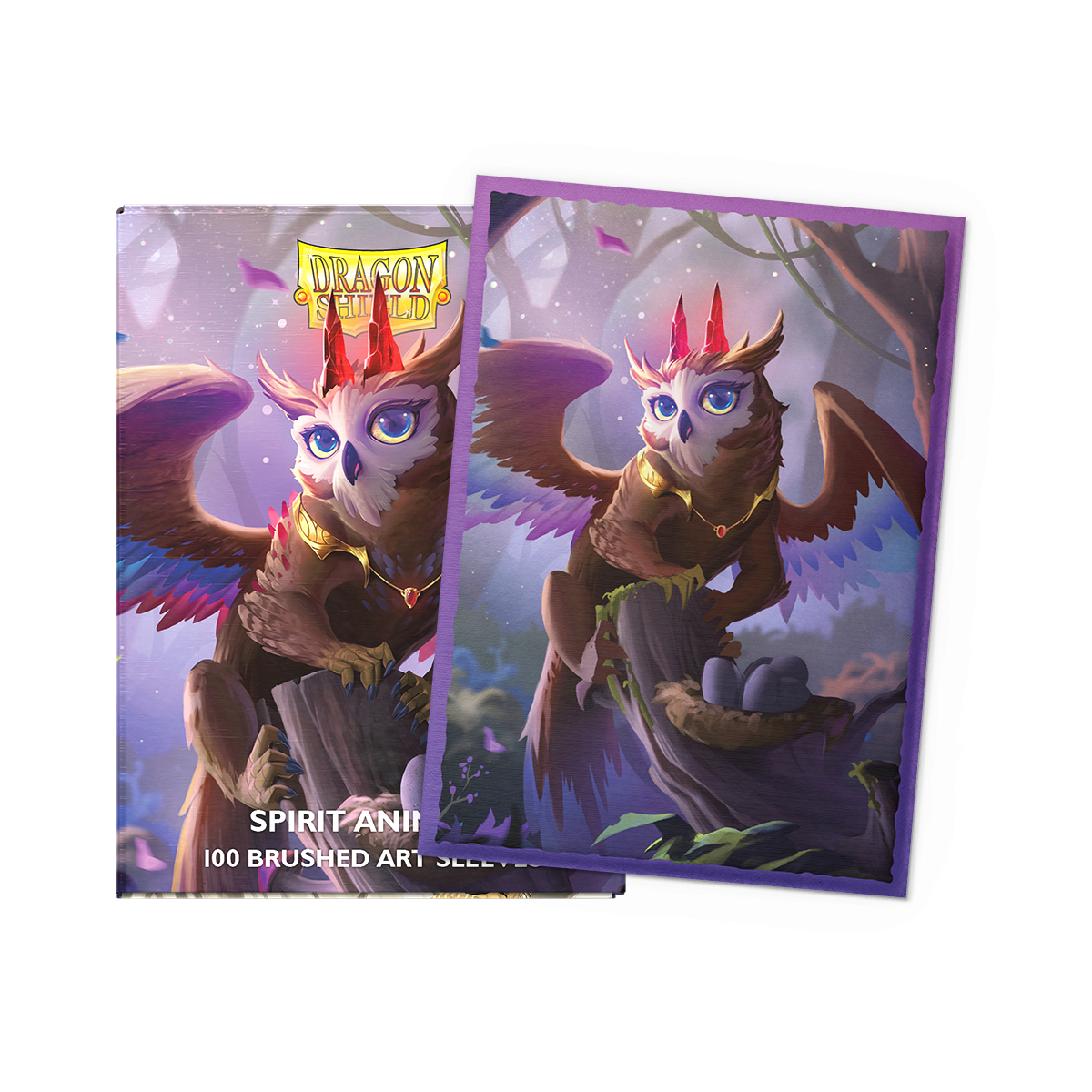 Dragon Shield: Standard 100ct Brushed Art Sleeves - The Dragowlis | Gamers Paradise