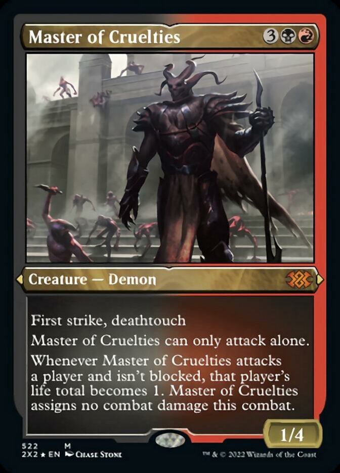Master of Cruelties (Foil Etched) [Double Masters 2022] | Gamers Paradise
