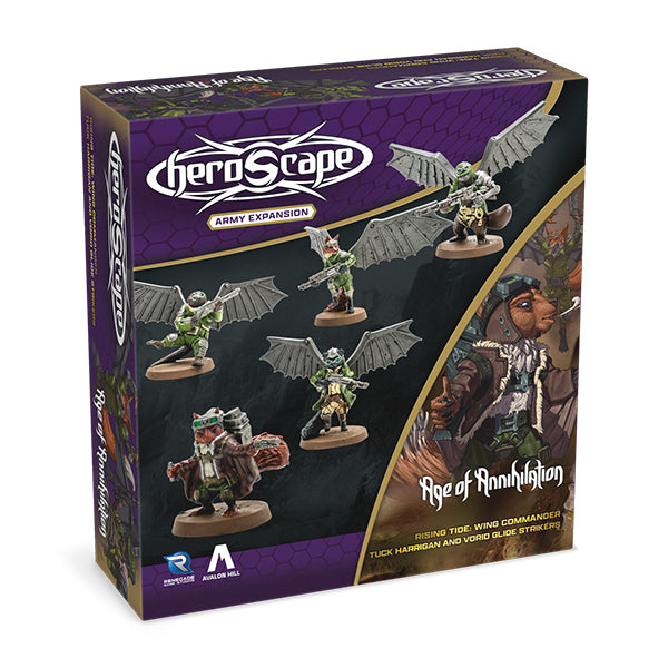 Heroscape: Army Expansion- Rising Tide: Wing Commander Tuck Harrigan and Vorid Glide Strikers | Gamers Paradise