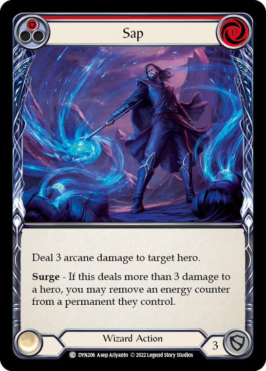 Sap (Red) [DYN206] (Dynasty)  Rainbow Foil | Gamers Paradise