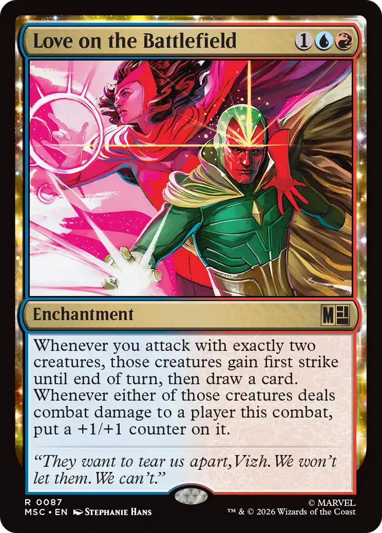 Love on the Battlefield (Surge Foil) [Marvel Super Heroes Commander] | Gamers Paradise
